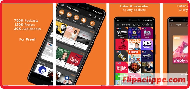 Features of Podcast addict for PC