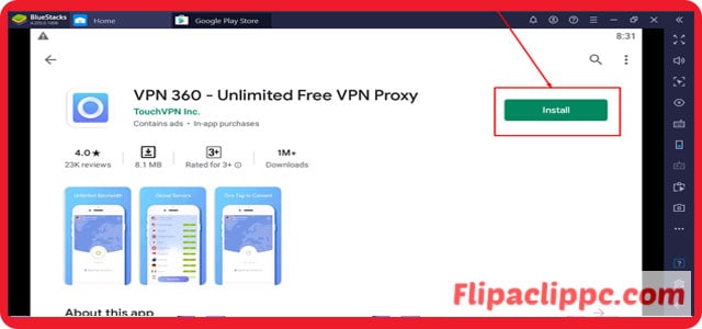 Vpn 360 for PC windows 10/8.1/8/7 Free Download
