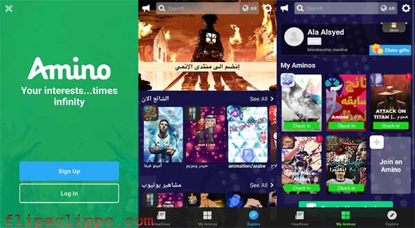 Amino Communities and Chats on PC Windows